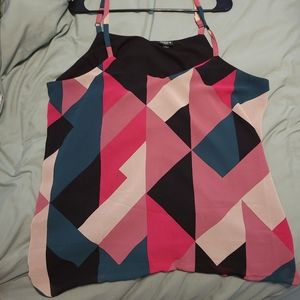 Torrid-Geometric Tank Top-Plus Size